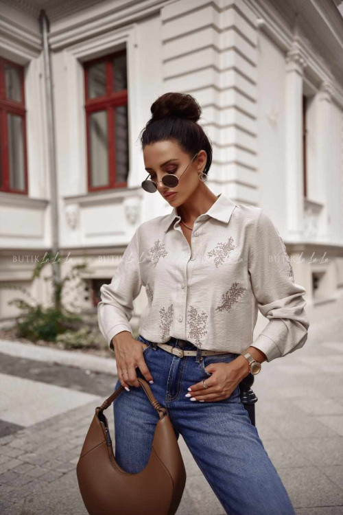 Koszula beżowa Rachel 1