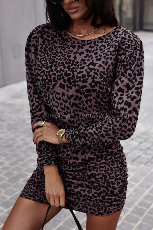 Sukienka w zwierzęcy print Camden