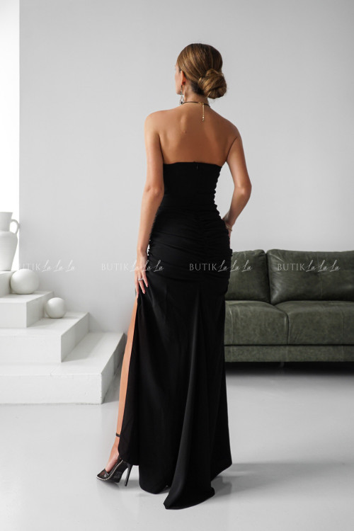Sukienka maxi czarna Lukresie 3