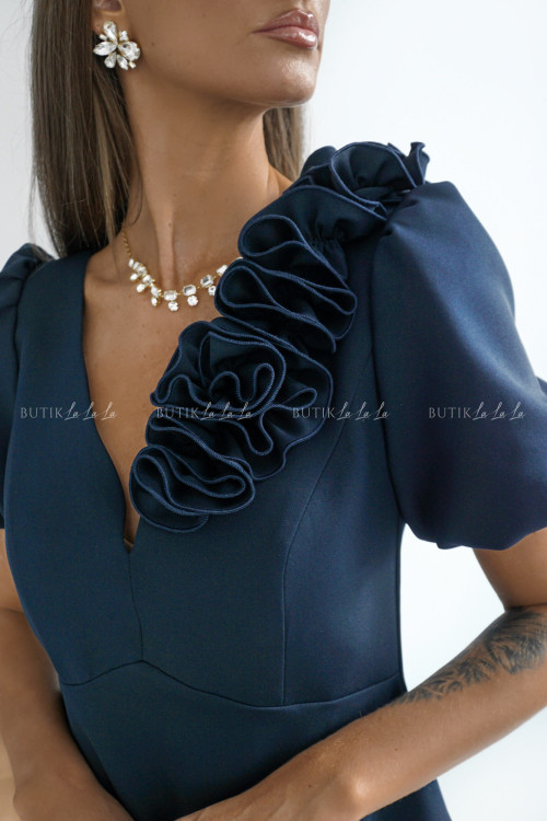 Sukienka mini ciemno granatowa Angelika