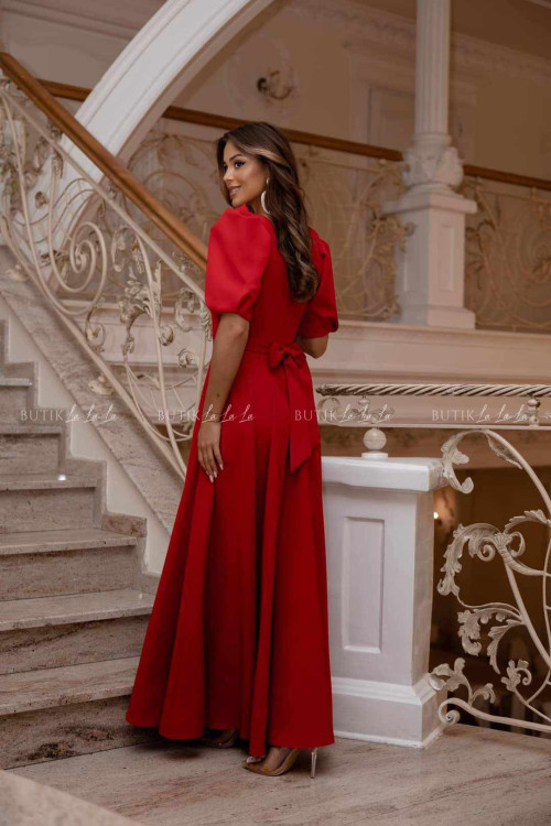 Sukienka maxi czerwona Grande 1