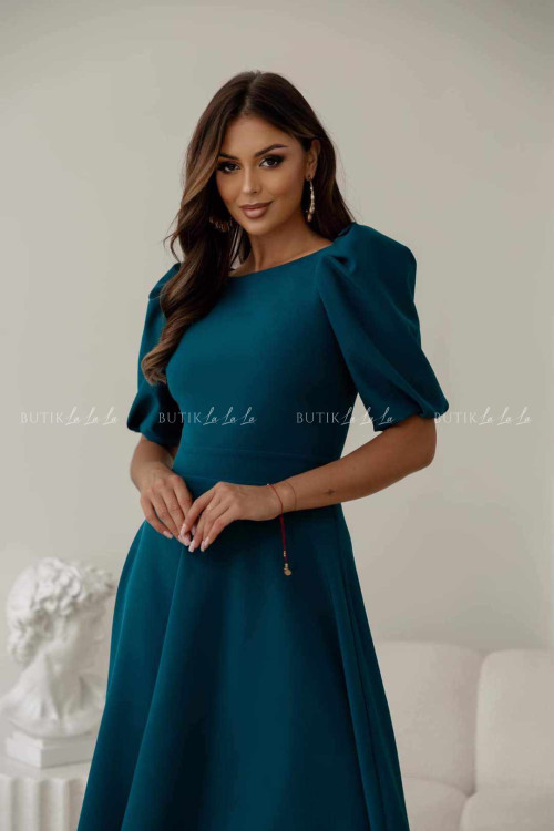 Sukienka midi szmaragdowa Grande 2