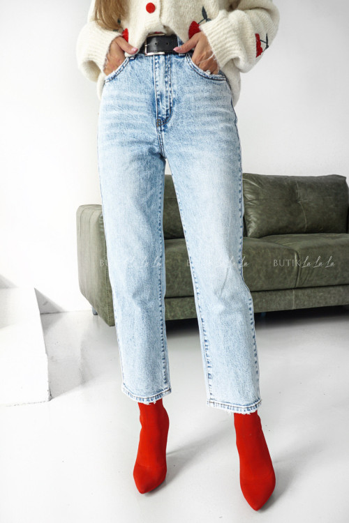 Spodnie jeansowe The Mom Fit High Rise