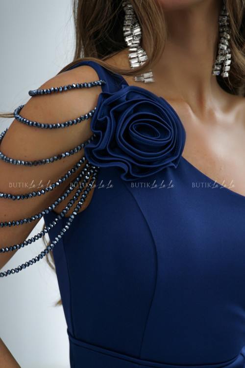 Sukienka maxi granatowa Karlie 2