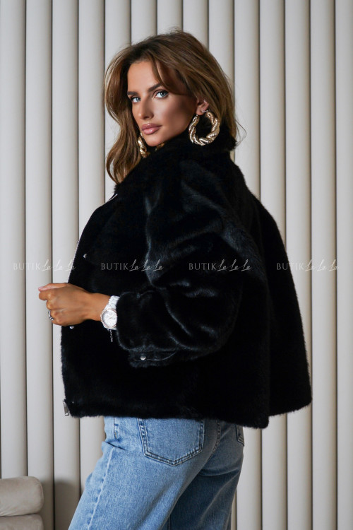 Kurtka futerko czarne Magnat 2