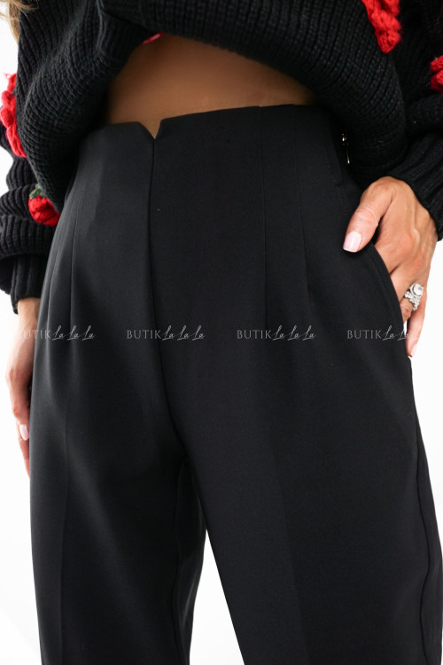 Spodnie materiałowe czarne Comes