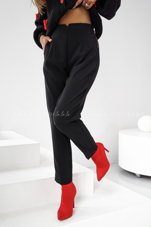 Spodnie materiałowe czarne Comes 10