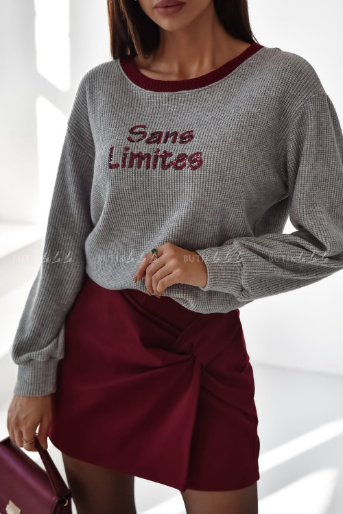 Spódnico spodenki bordowe Arick 3