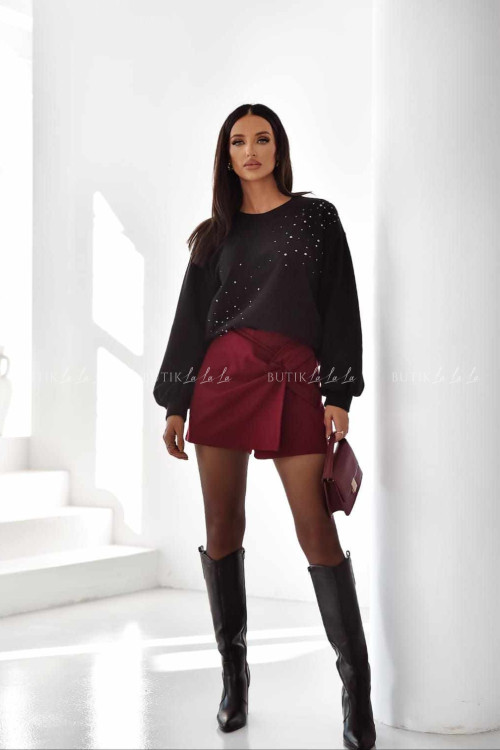 Spódnico spodenki bordowe Arick 1