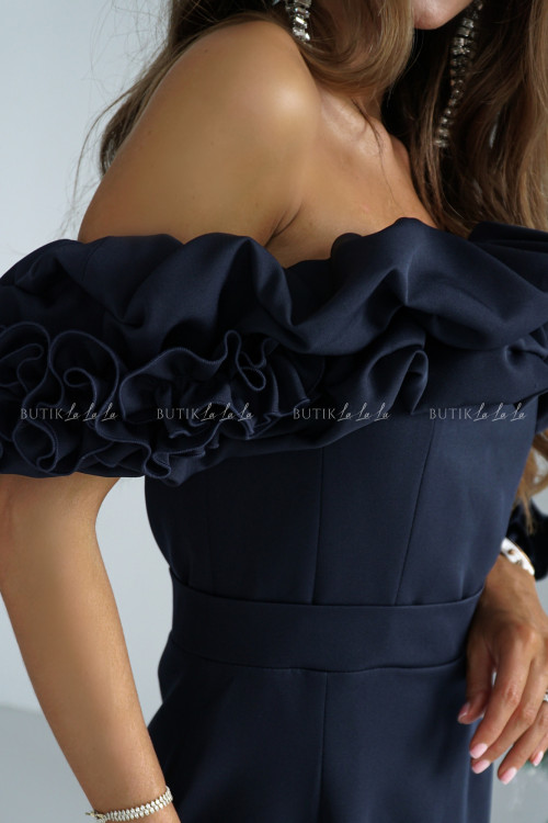 Sukienka mini ciemno granatowa Florencja