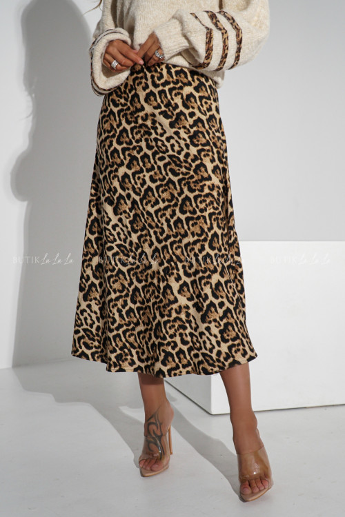 Spódnica w zwierzęcy print Fella