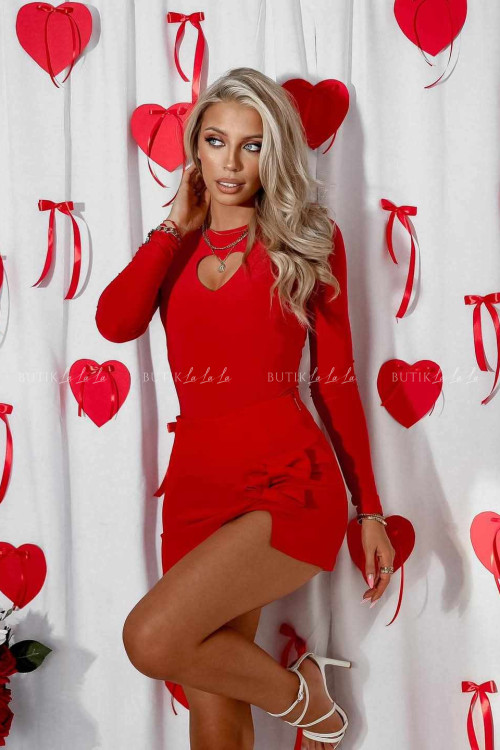 Spódnico spodenki mini czerwone Marlin 7