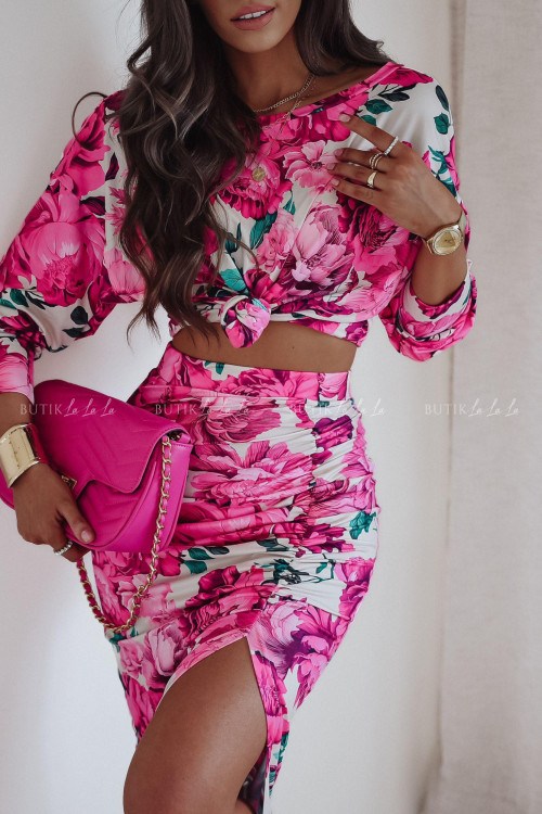 Spódnica w kwiatowy print Manoria 2