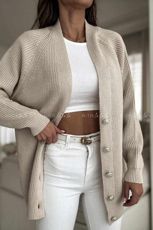 Sweter beżowy Nikos 2