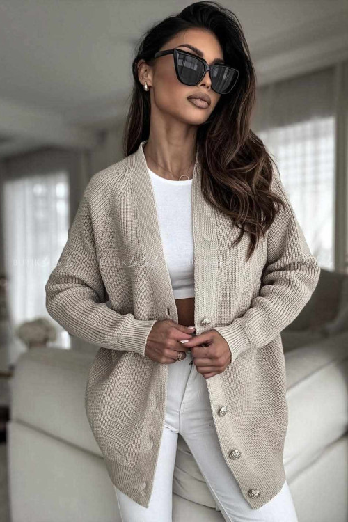 Sweter beżowy Nikos 3