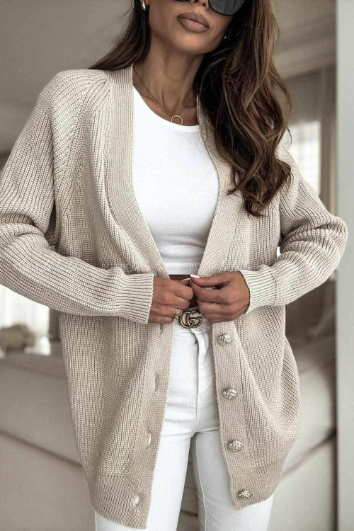 Sweter beżowy Nikos