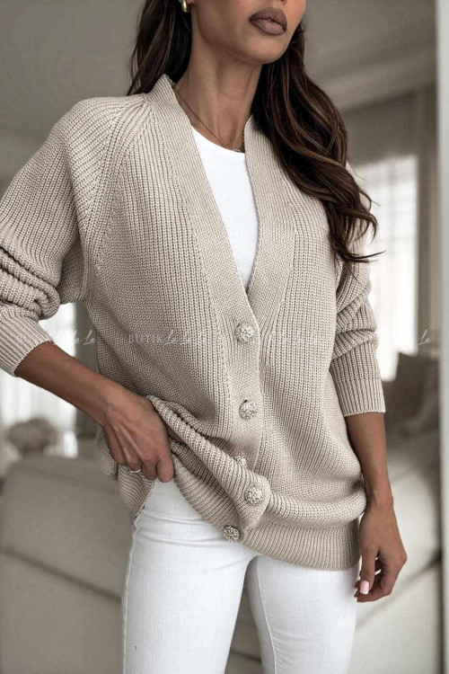 Sweter beżowy Nikos 1