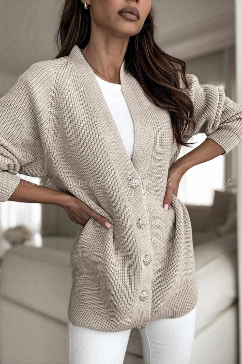 Sweter beżowy Nikos 5