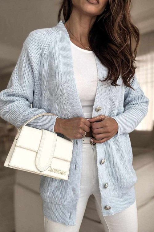 Sweter błękitny Nikos