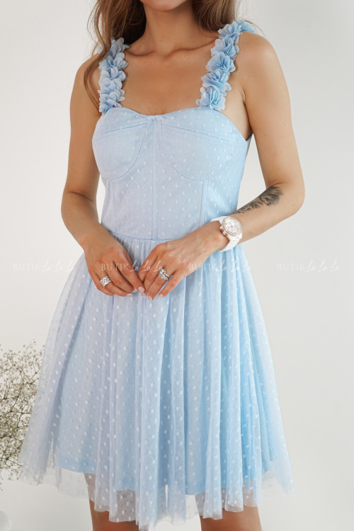 Sukienka błekitna tiulowa Charlie