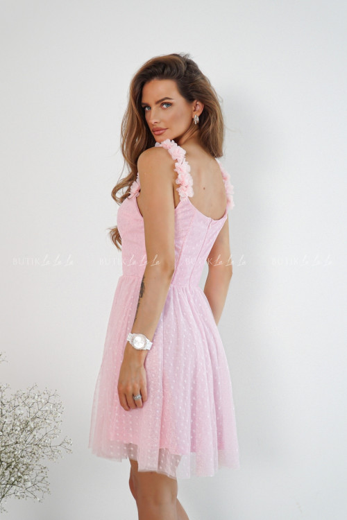 Sukienka różowa tiulowa Charlie 5
