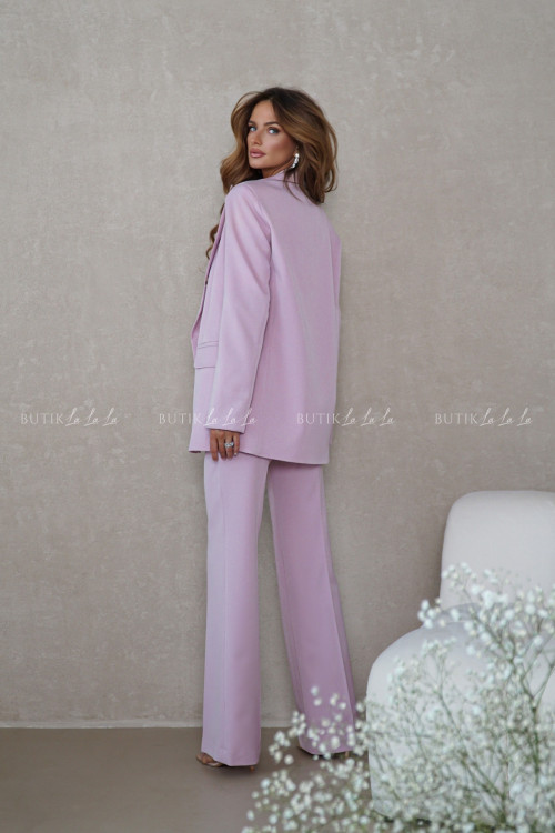 Spodnie materiałowe pudrowe Karmi 1