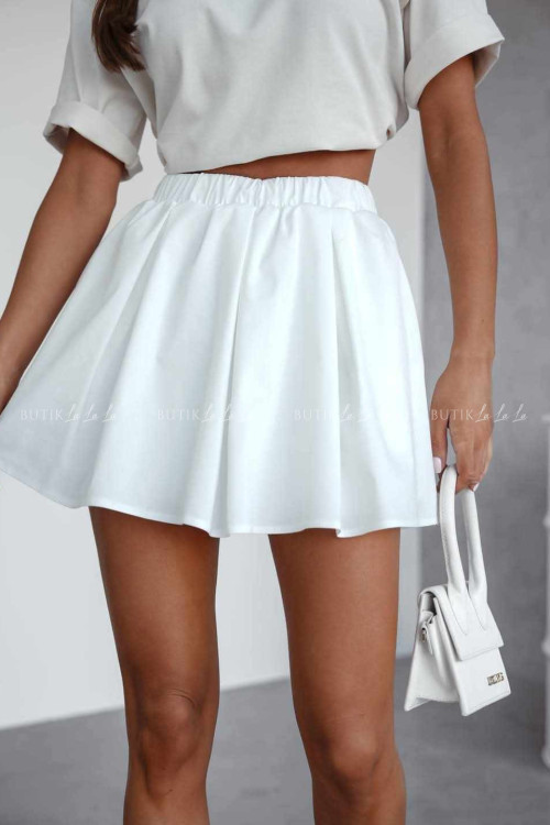 Spódnico spodenki typu bombka biała Little Princess