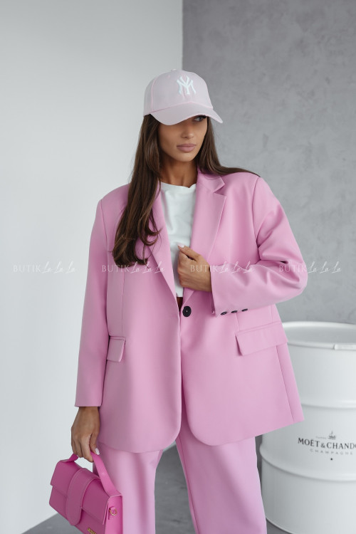 Marynarka oversize różowa Me gusta