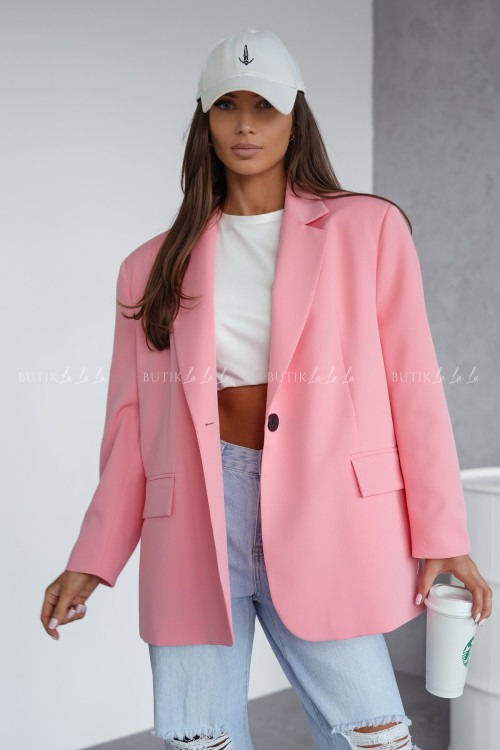 Marynarka oversize łososiowa Me gusta