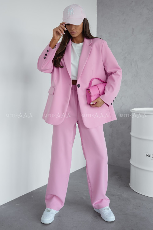 Komplet garniturowy różowy Menago