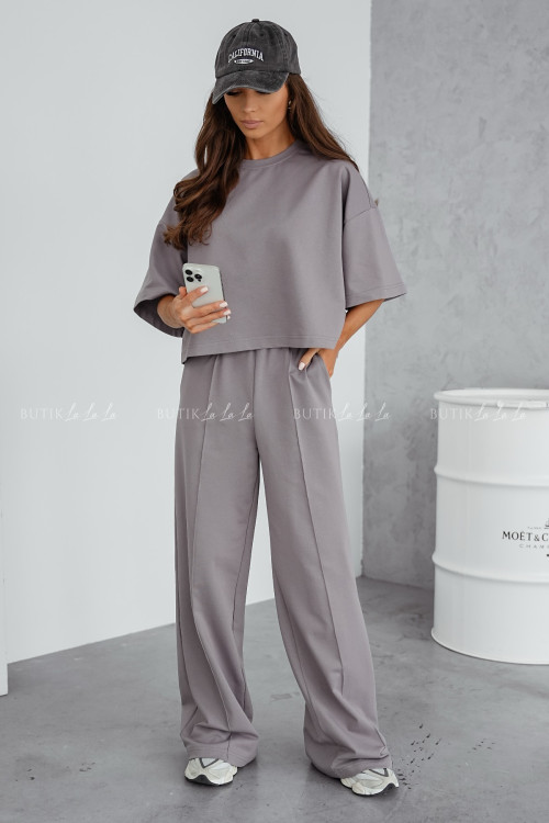 Komplet bawełniany grafitowy Primo 2