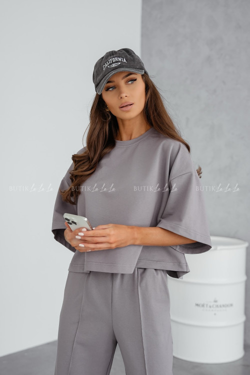 Komplet bawełniany grafitowy Primo 3