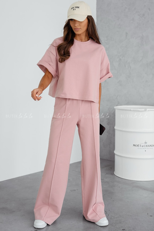 Komplet bawełniany pudrowy Primo 2