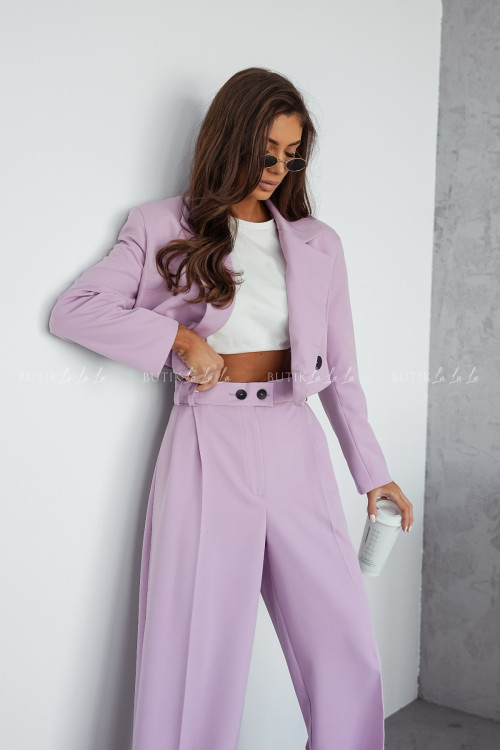 Marynarka o krótkim kroju lawendowa Kourtney