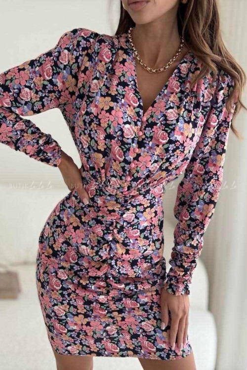 Sukienka w kwiatowy print Flowers 1