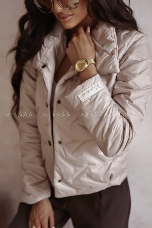 Kurtka pikowana beżowa Madame