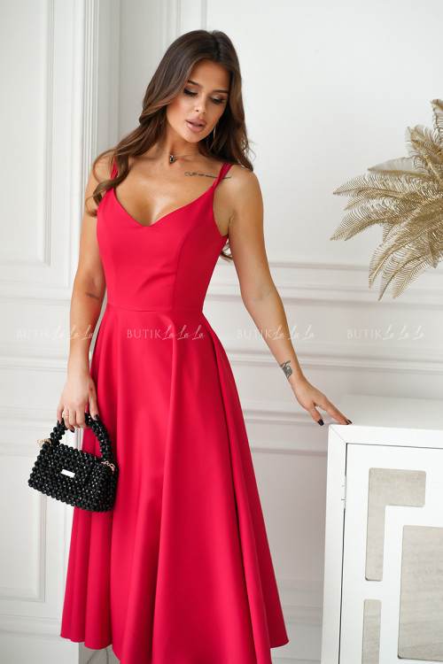Sukienka czerwona Cameron 3