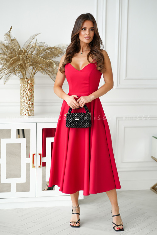 Sukienka czerwona Cameron 6