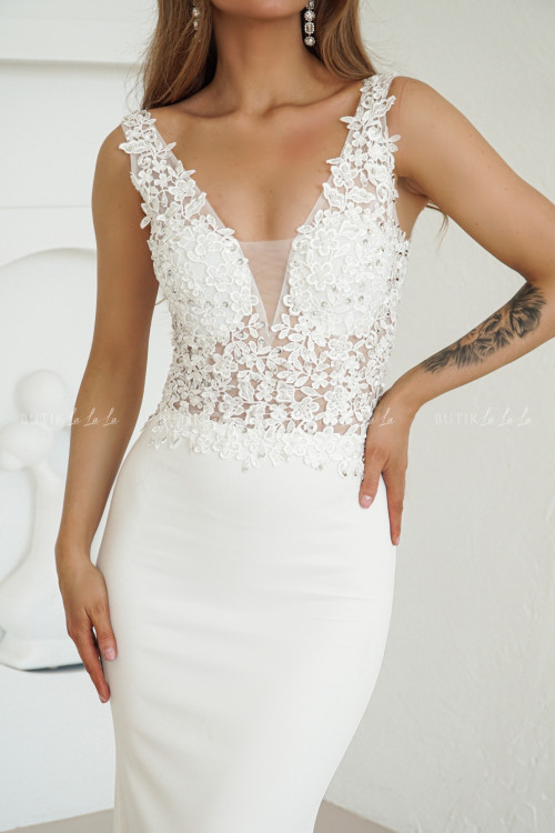 Sukienka maxi biała Juliet 2