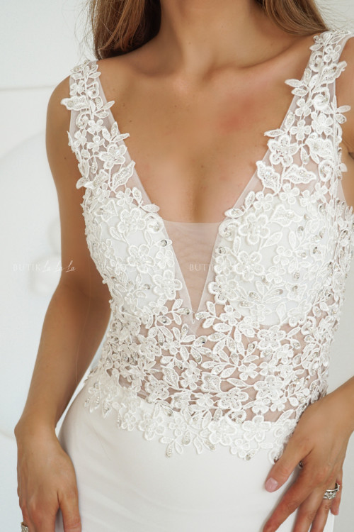 Sukienka maxi biała Juliet 3