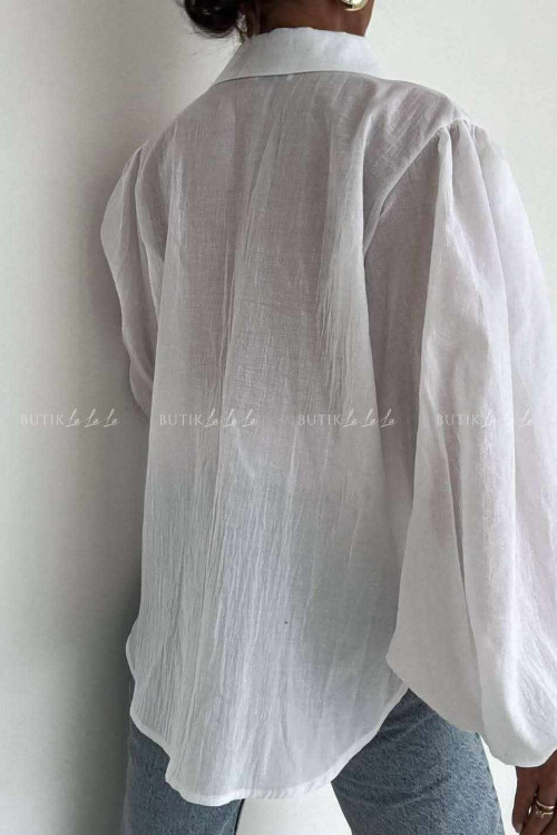 Komplet biały koszula z topem 4