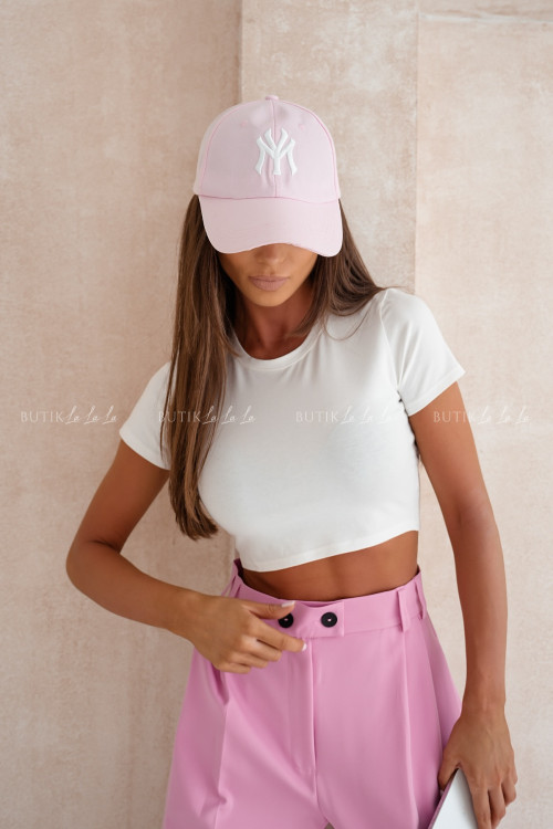 Krótka bluzka biała Croppy