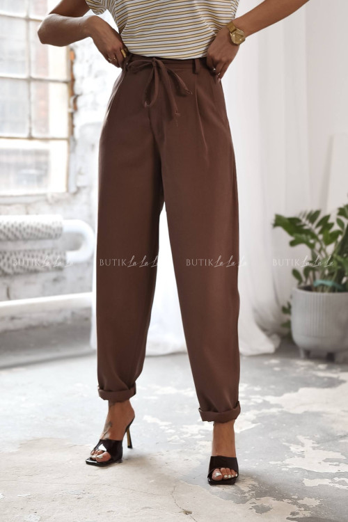 Spodnie brązowe Matro