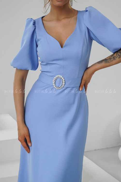 Sukienka midi błękitna Berisso