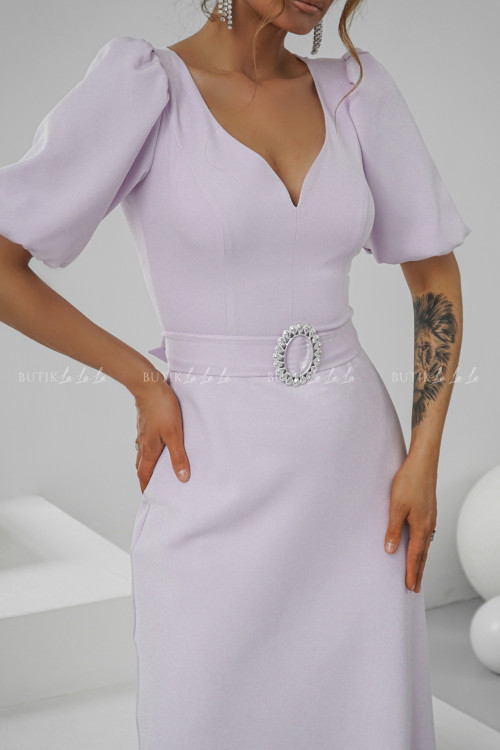 Sukienka midi liliowa Berisso 6