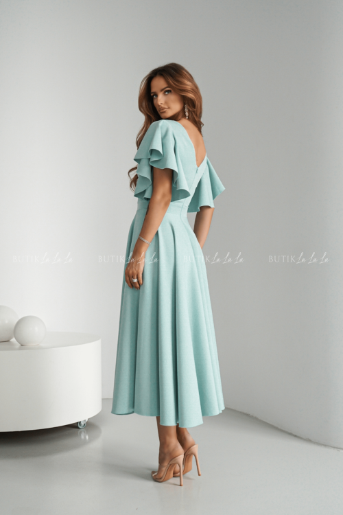 Sukienka pistacjowa Feliciana 1