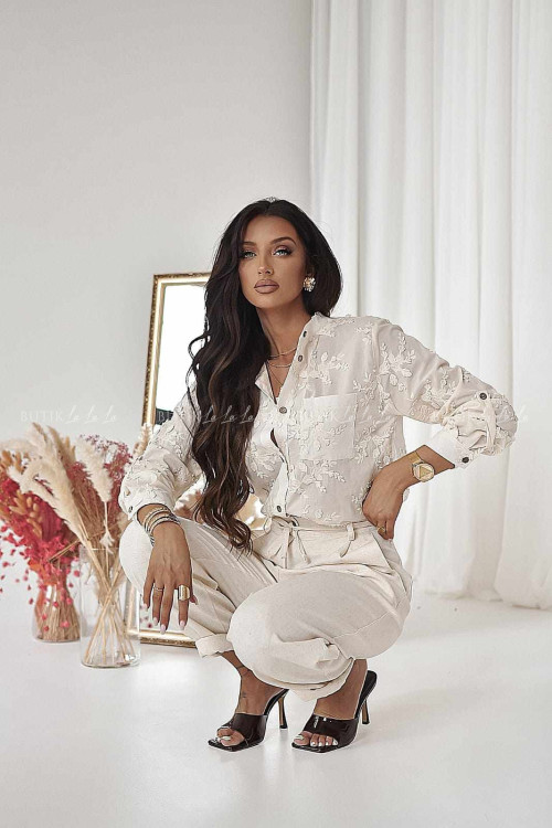 Koszula beżowa Megara 2