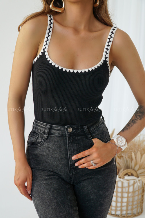Body prążkowane czarno białe Emil