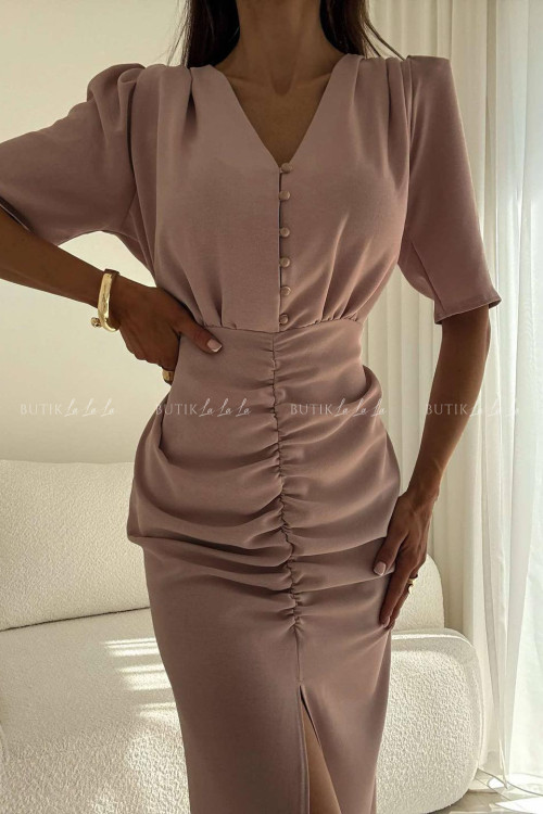 Sukienka pudrowa Menloe 3