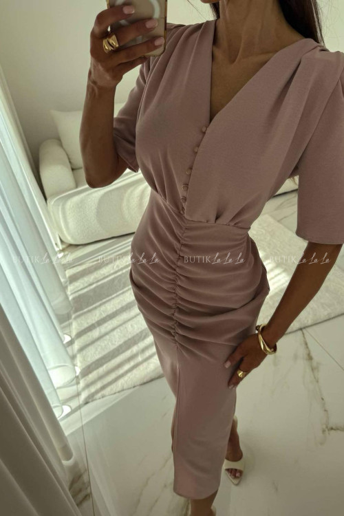 Sukienka pudrowa Menloe 6